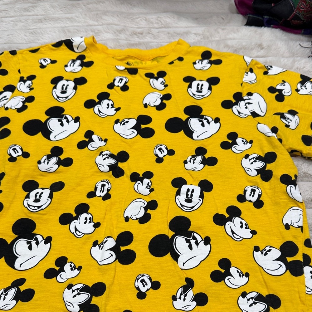 Disney Parks Yellow Graphic Tee B-5